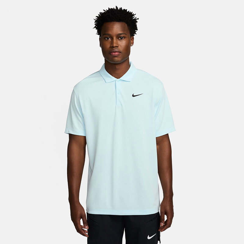 Nike Court Dri-FIT Solid Polo (M) (Glacier Blue)
