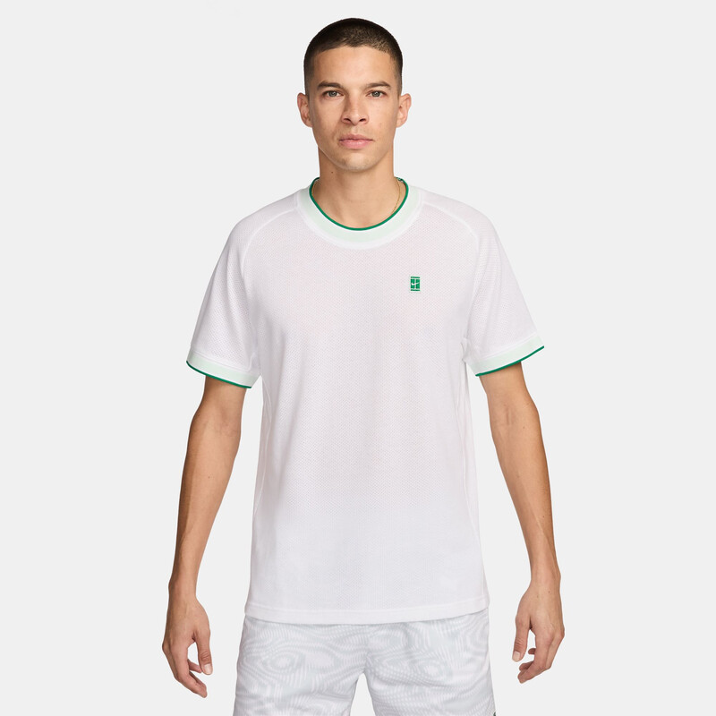 Nike Court Heritage Short Sleeve Top (M) (White)