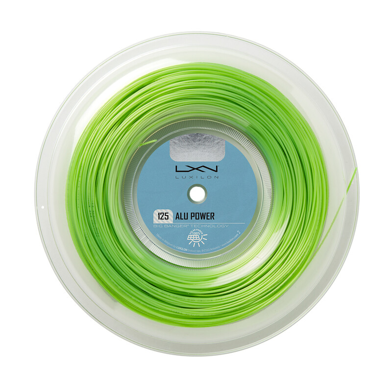 Luxilon ALU Power 125 16L Limited Edition Reel 660' (Lime)
