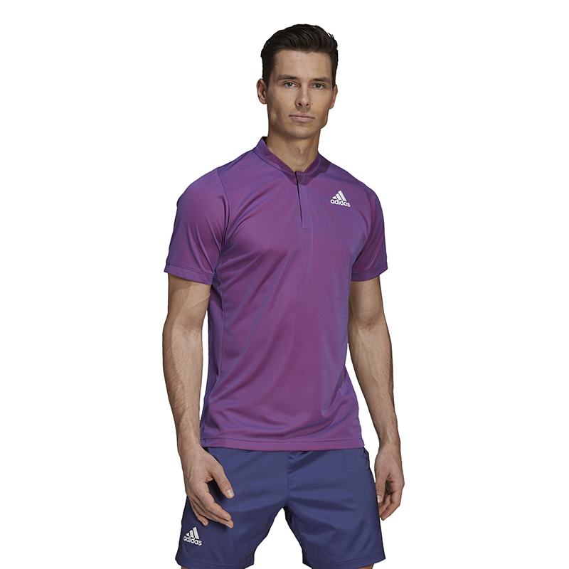 adidas Freelift Primeblue Polo (M) (Purple)