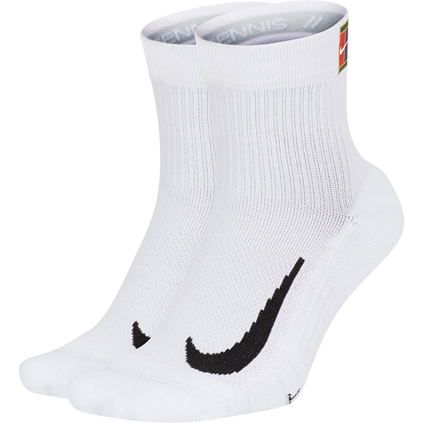 Nike Multiplier Max Ankle Sock (2x) (White)