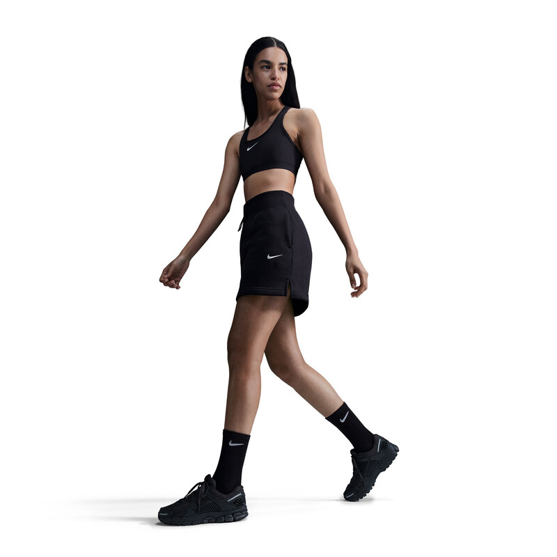 Nike Swoosh Medium Support Bra (W) (Black)
