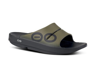 OOfos OOahh Unisex Sport Slide (Tactical Green)